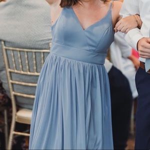 Blue formal long dress